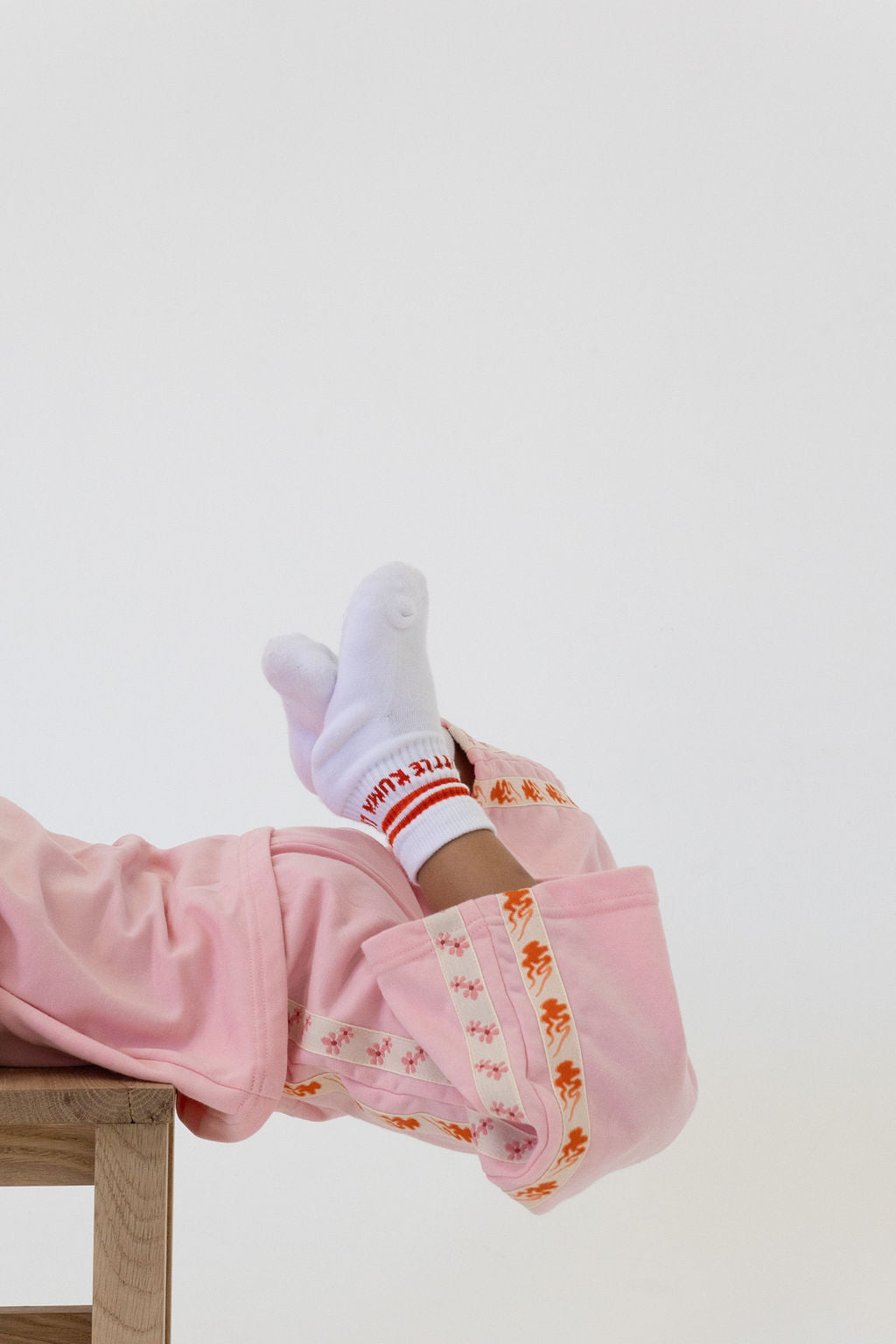 Pink lounge set, kids, Japanese designs, oversized,  mama and mini matching, side stripes