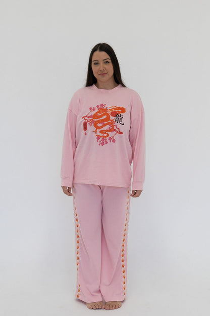 Ryū Lounge Top Pink